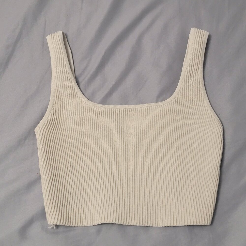 Babaton | Sculpt Knit Crop Top